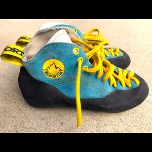 La Sportiva rock climbing shoes